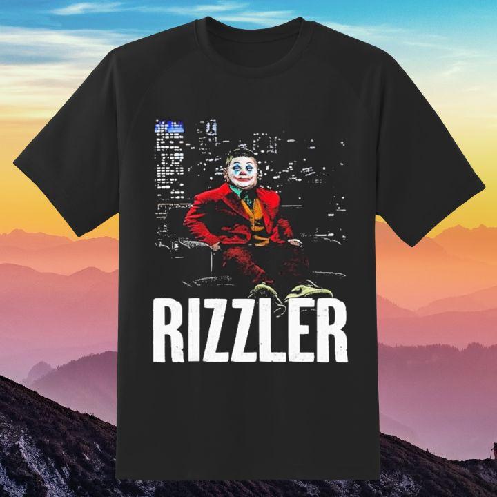 Official The Rizzler Meme Joker Joaquin Phoenix T-Shirt