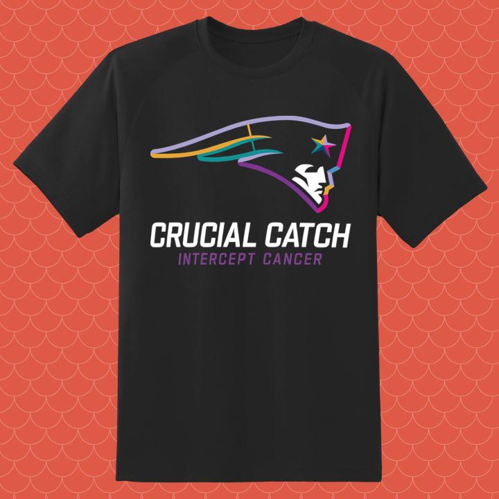 New England Patriots 2024 Nfl Crucial Catch Intercept Cancer Shirt
