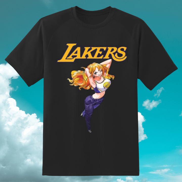 Nami Los Angeles Lakers One Piece T-Shirt