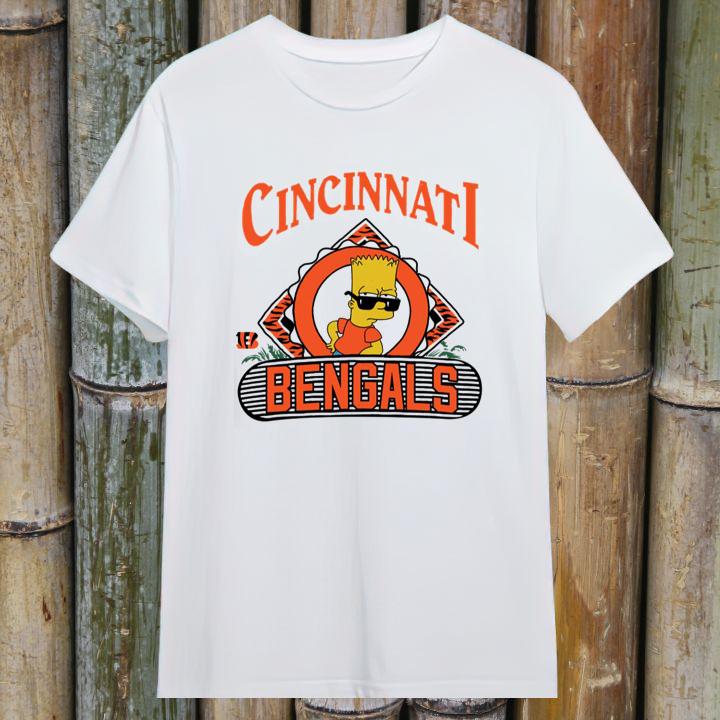 Bart Simpson Cincinnati Bengals Football Funny T-Shirt