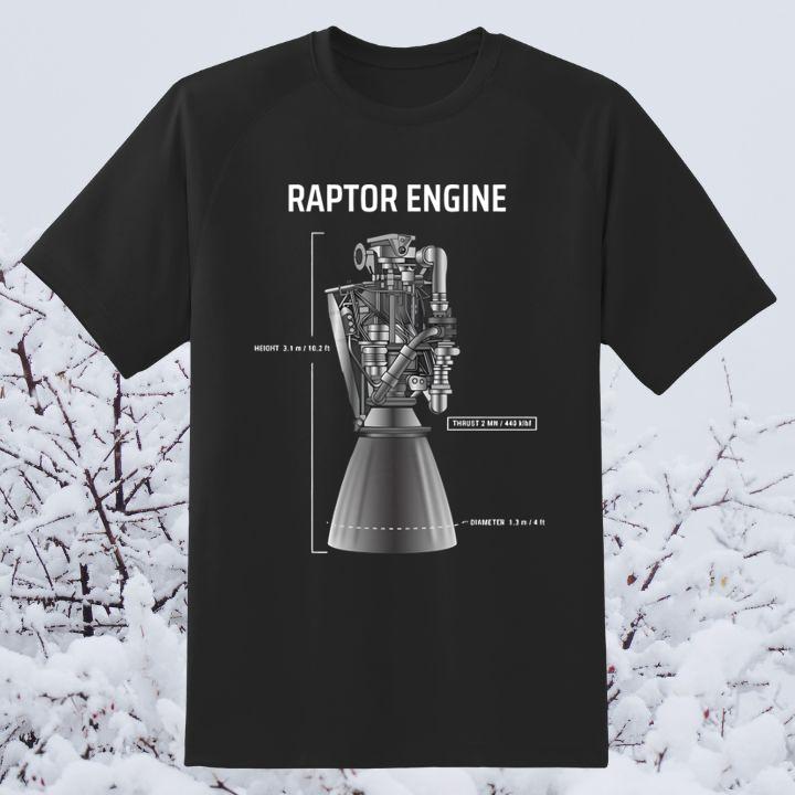 Musk Spacex Raptor Engine Shirt