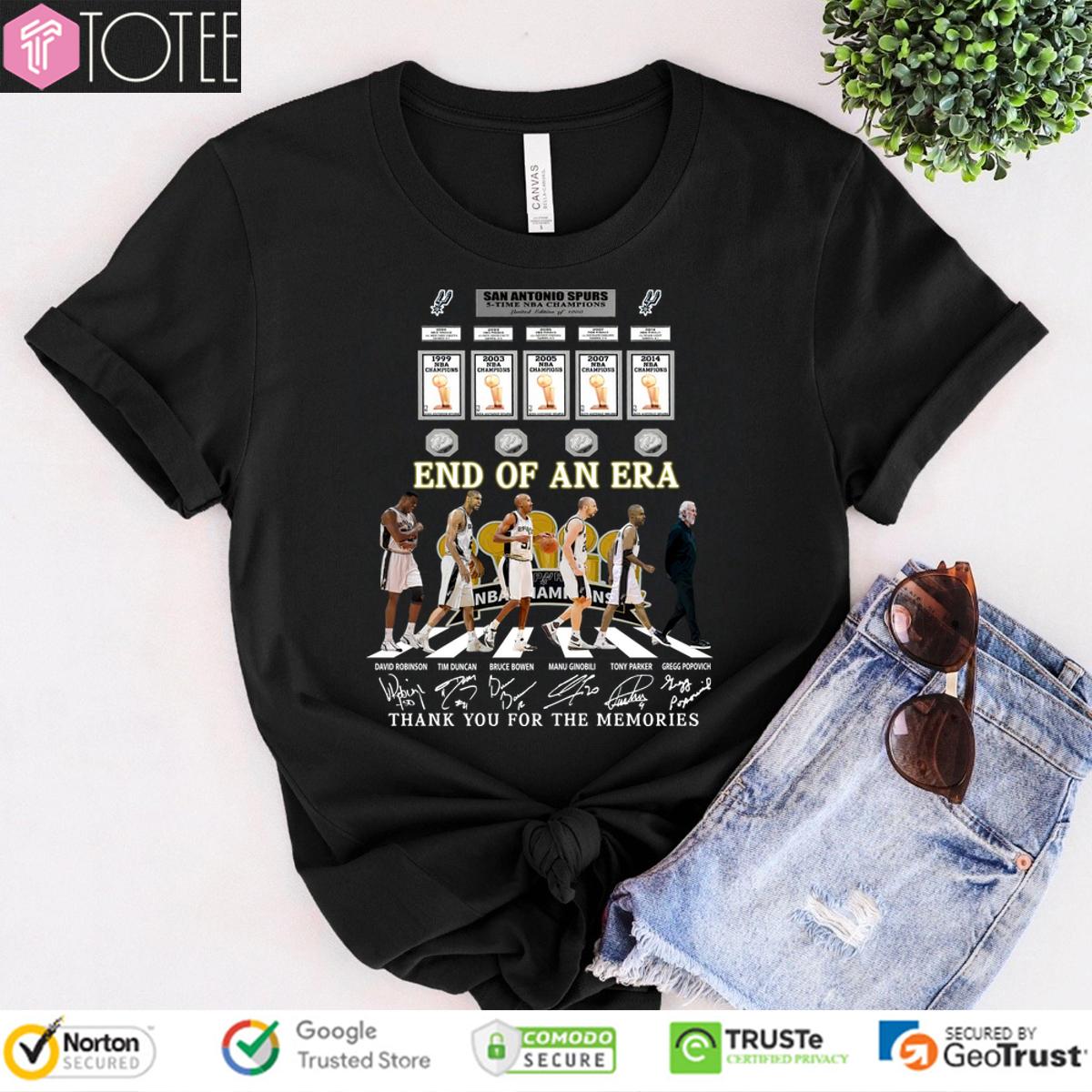 Spurs Dynasty Shirt: Own a Piece of Championship History!