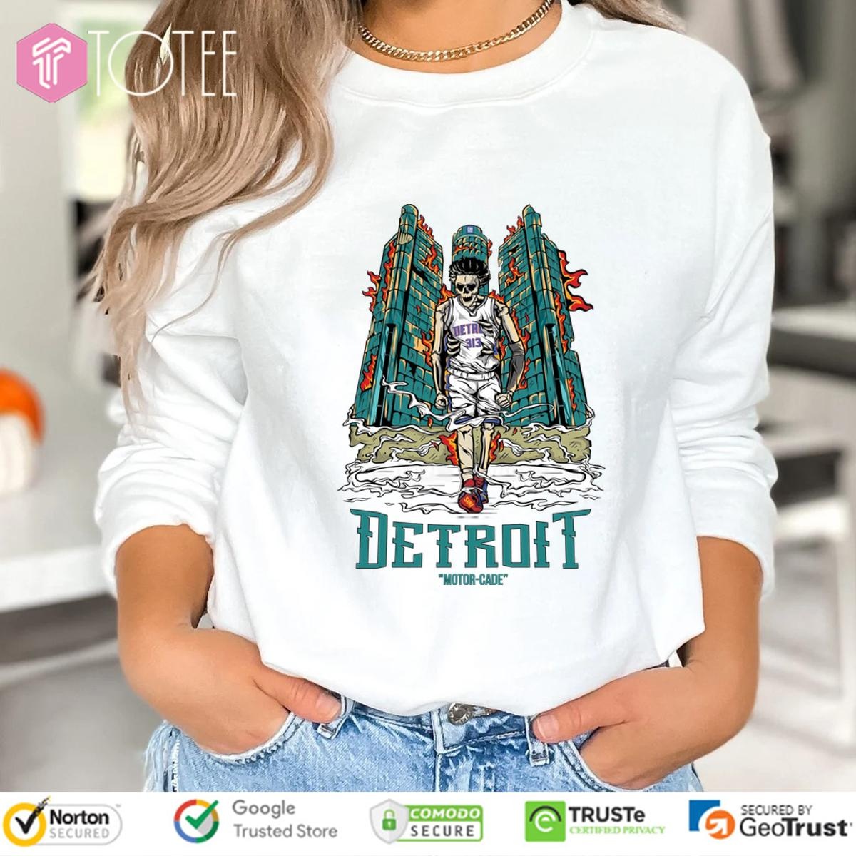 Skull Cade Cunningham Detroit Motor Cade Sweatshirt
