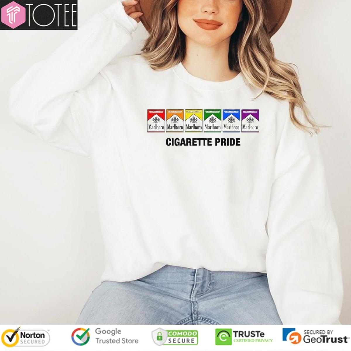 Marlboro Cigarette Lgbt Pride Rainbow Gay Colors Sweatshirt