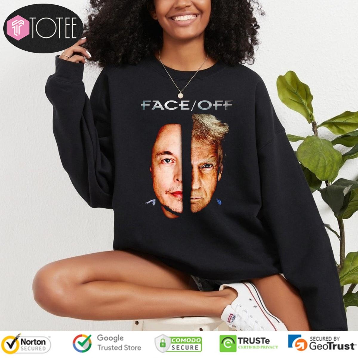 Elon Musk Trump Face Off Sweatshirt