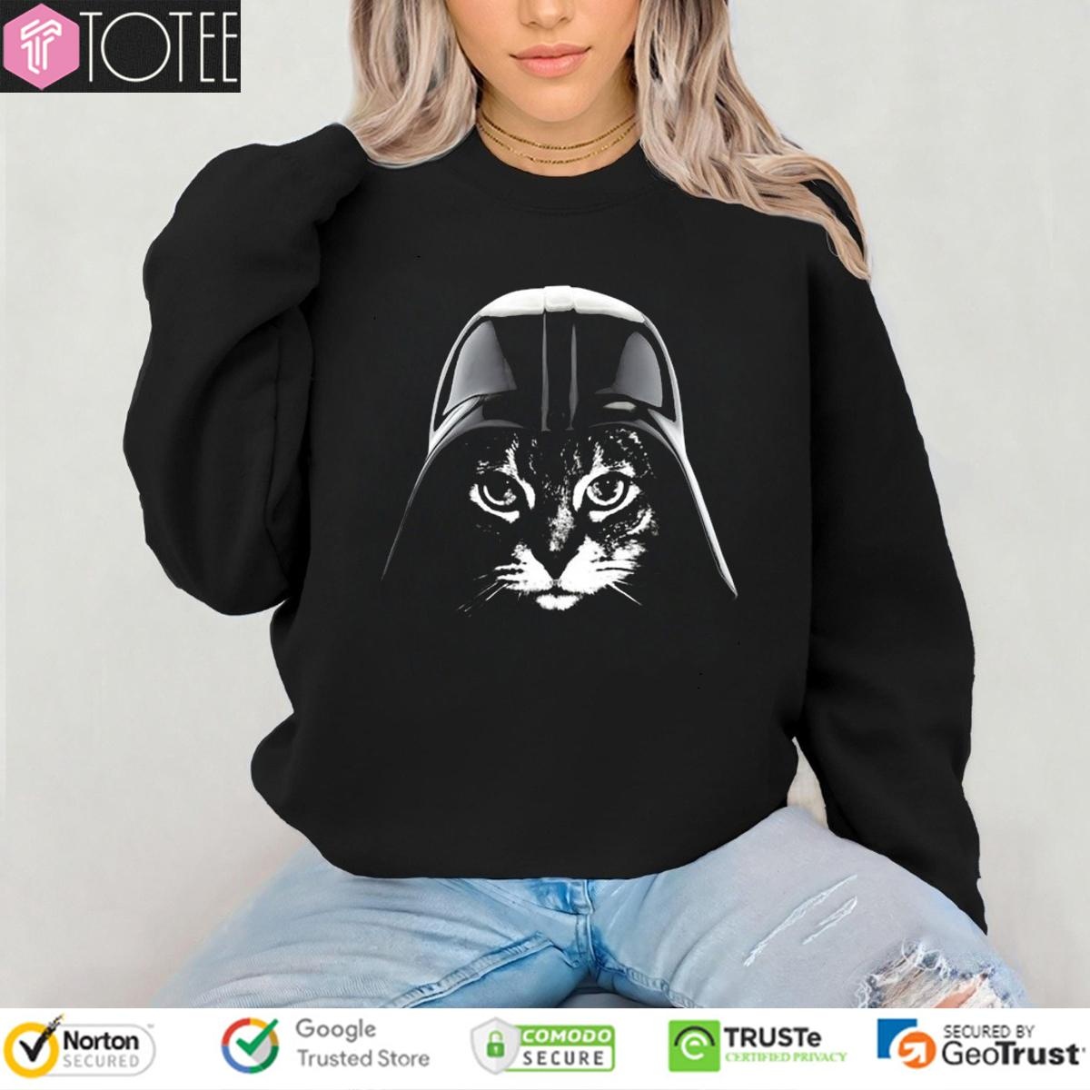 Darth Kitty Parody Darth Vader Kitty Cat Star Wars Sweatshirt