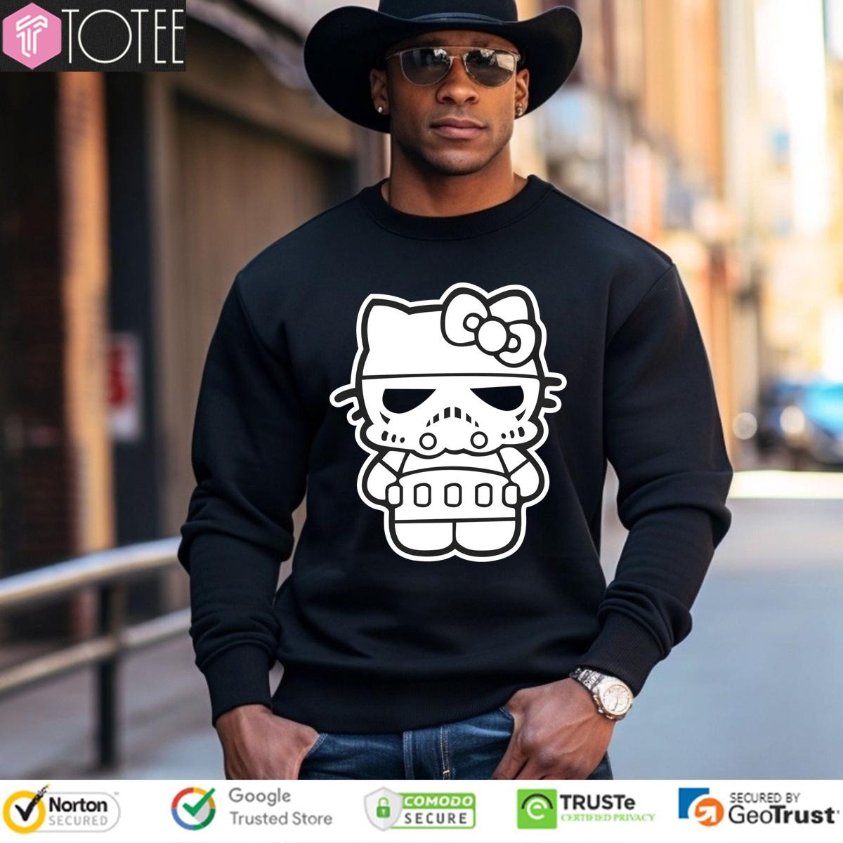 Hello Stormtrooper Parody Cat Hello Kitty Star Wars Sweatshirt
