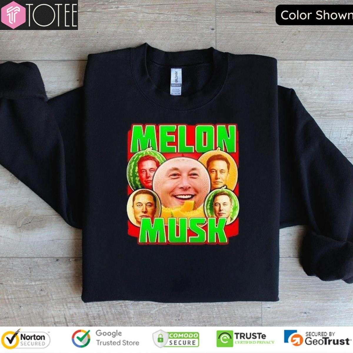 Melon Musk Parody Watermelon Elon Musk Sweatshirt