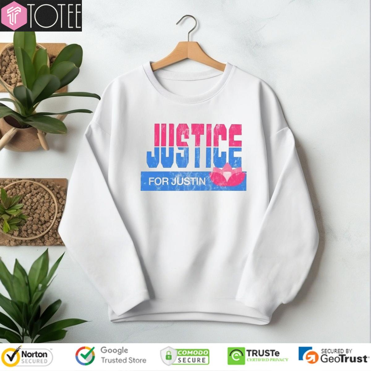 Zack Peter Justice For Justin Sweatshirt