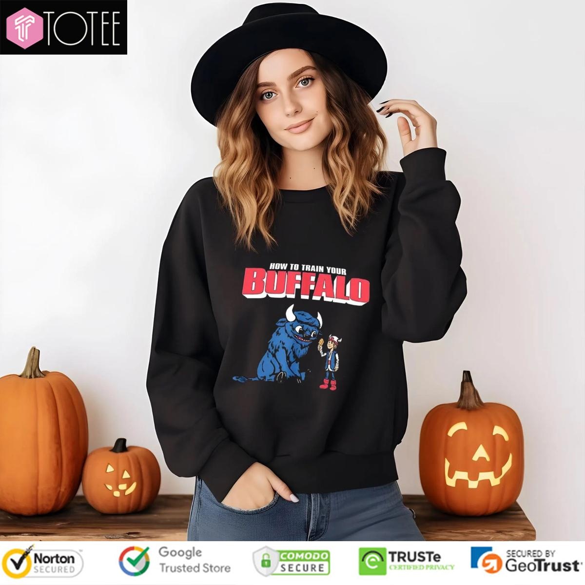 How To Train Your Buffalo Parody Buffalo Bills How To Train Your Dragon Sweatshirt