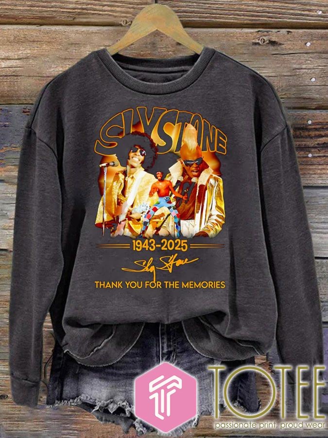 Sly Stone 1943-2025 Signature Sweatshirt