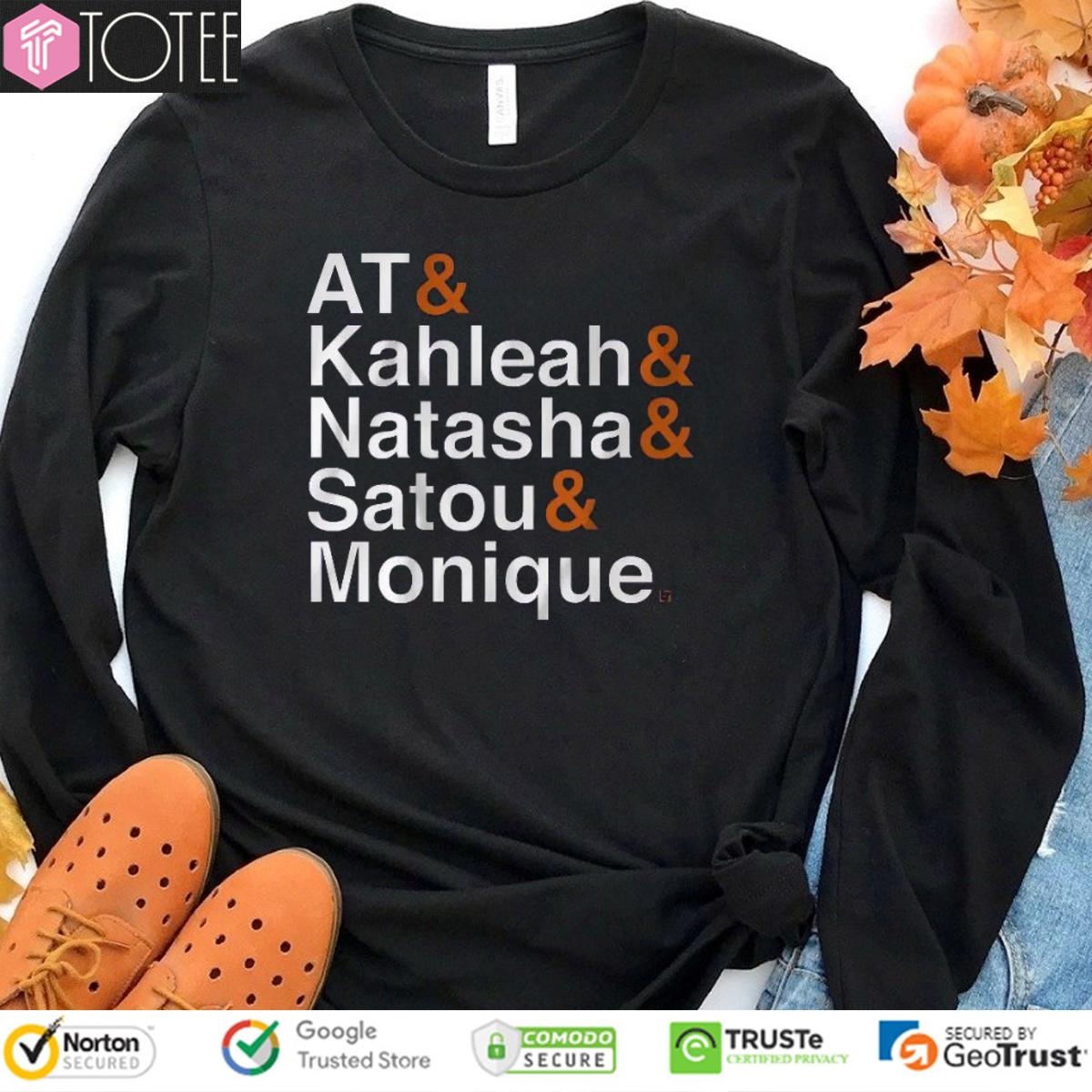 Phoenix Mercury Players Names At Kahleah Natasha Satou Monique Sweatshirt