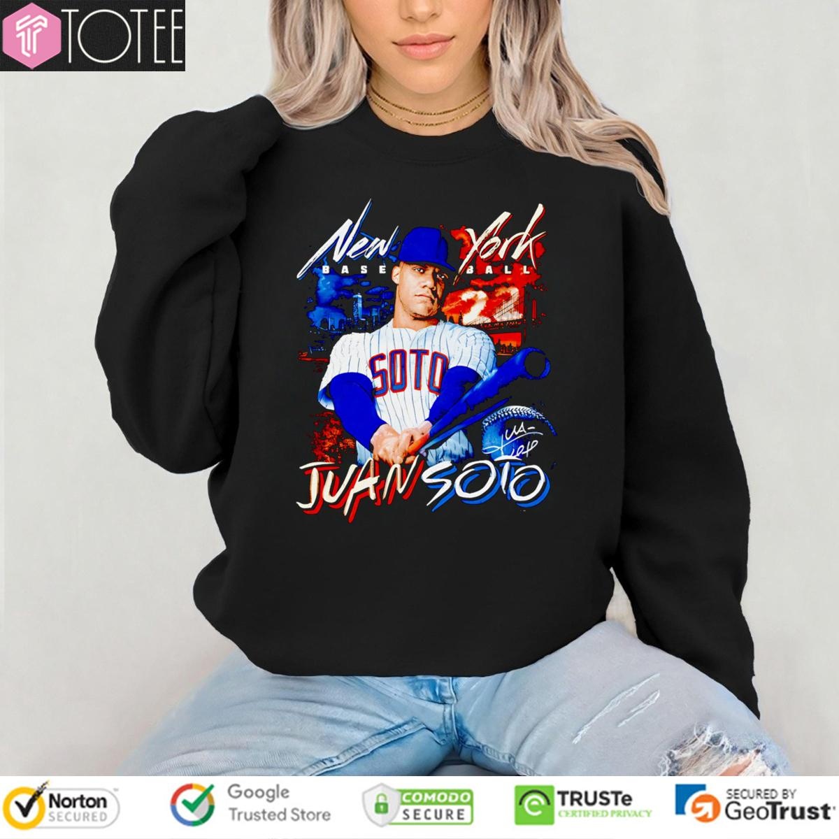 Juan Soto New York Mets Baseball Signature Sweatshirt