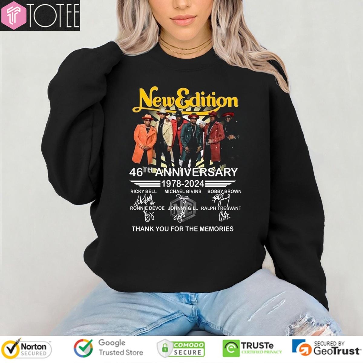 46Th Anniversary 1978-2024 New Edition Signatures Sweatshirt
