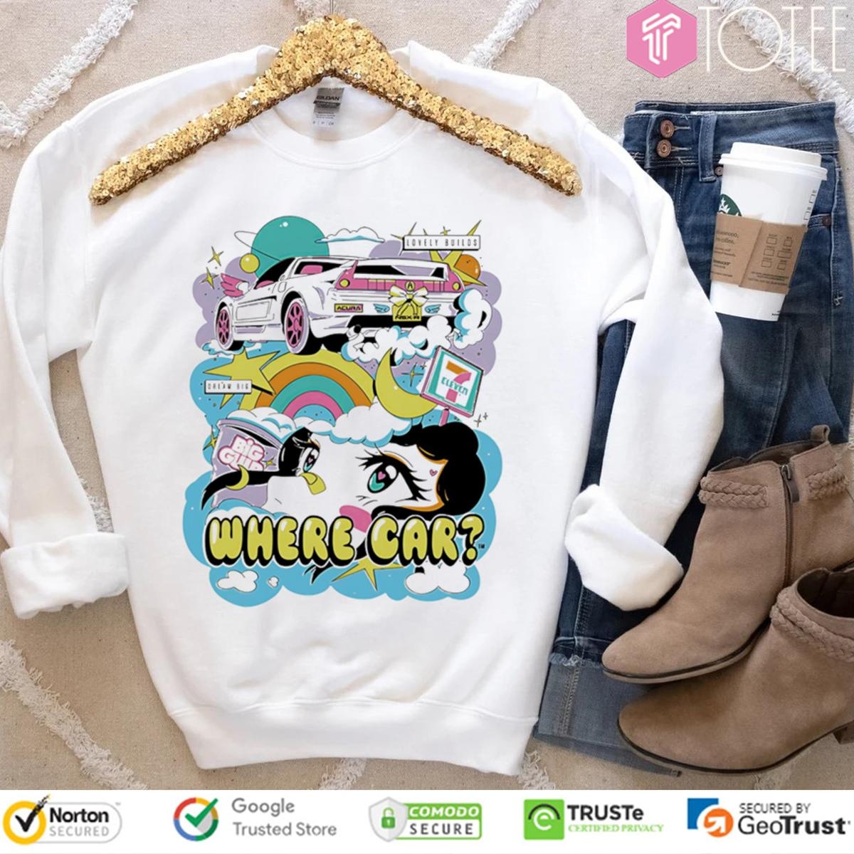 7 Eleven Where Car Sweatshirt