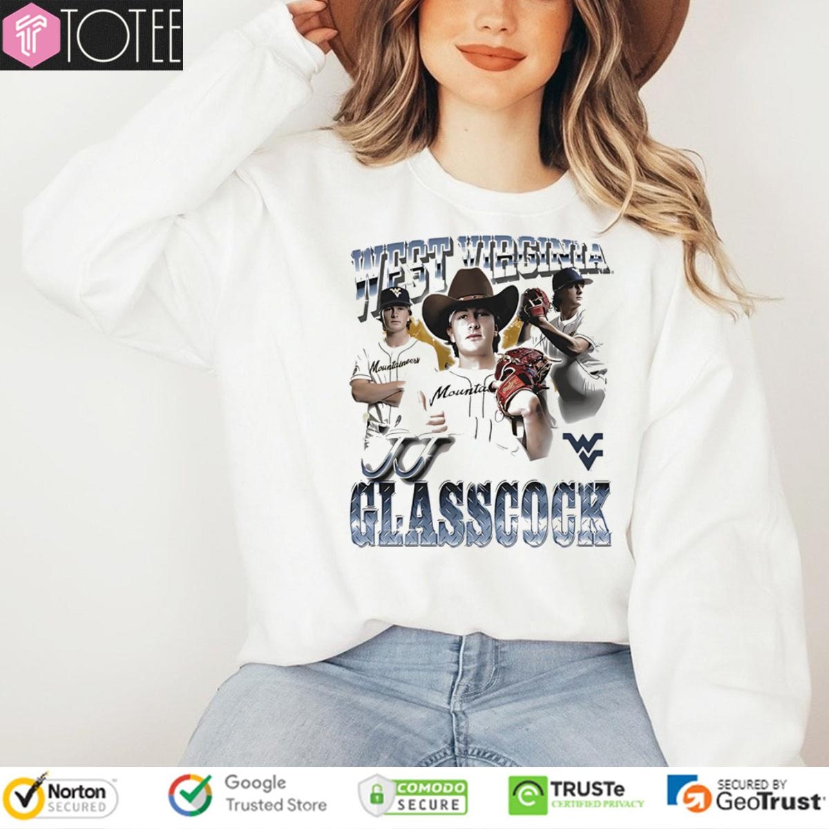 Jj Glasscock Baseball West Virginia Bootleg Sweatshirt