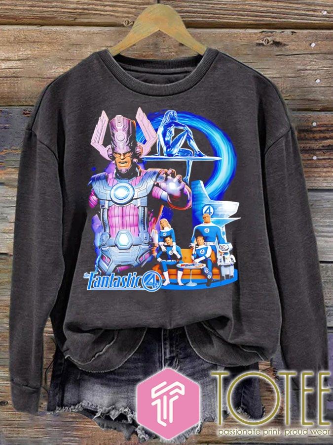 The Fantastic 4 Silver Surfer And Galactus Sweatshirt