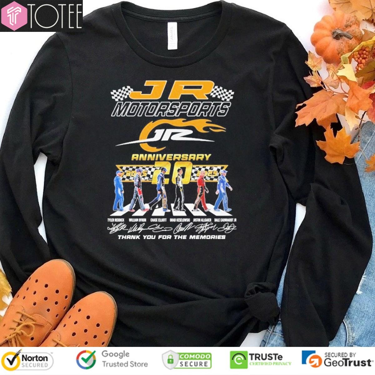 20Th Anniversary 2005-2025 Jr Motorsports Abbey Road Signatures Sweatshirt