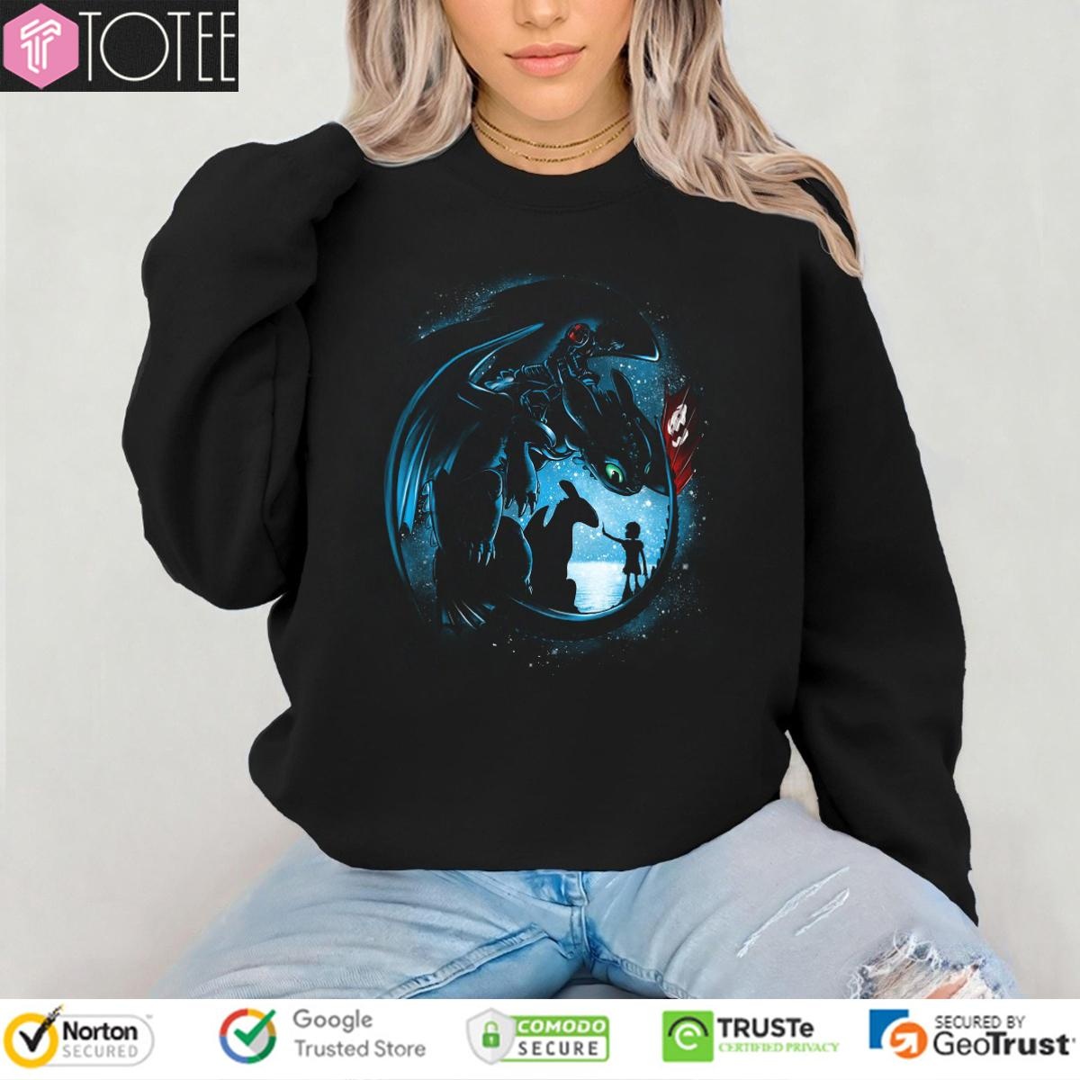 Toothless And Hiccup Yesterday And Tomorrow Sweatshirt