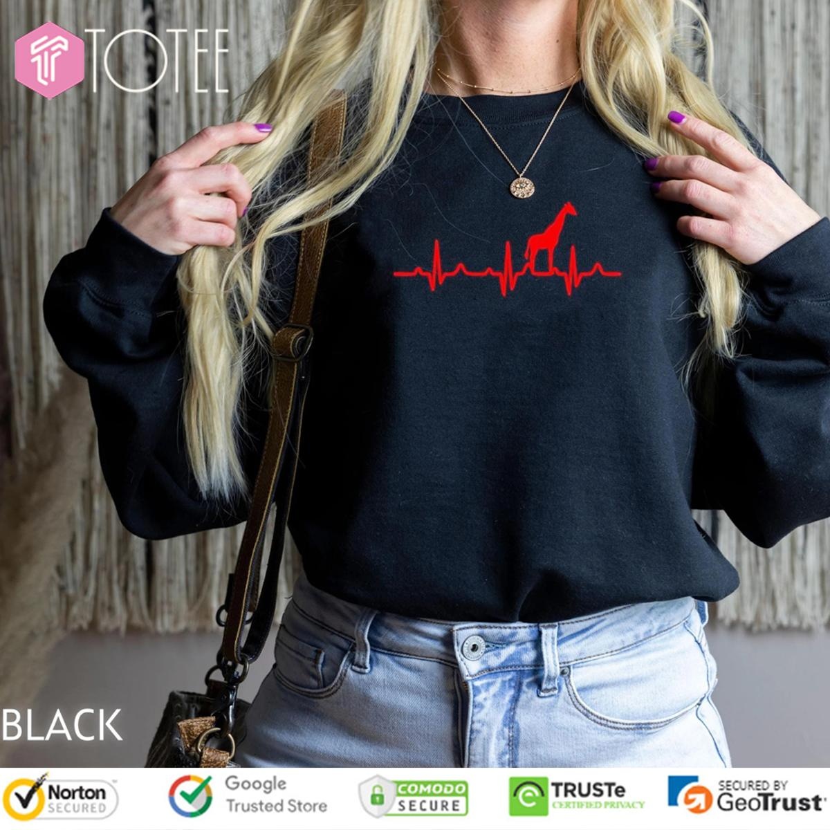 Giraffe Heartbeat Sweatshirt